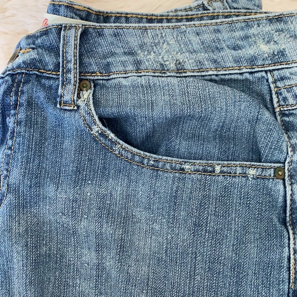 Jean skirt with rips - Picture 3 of 5